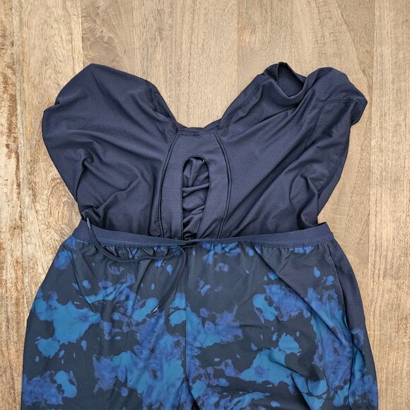 BN3TH Shorts Mens XXL Blue Camo 6" Inseam Liner Drawstring Running Gym Training - Picture 5 of 6